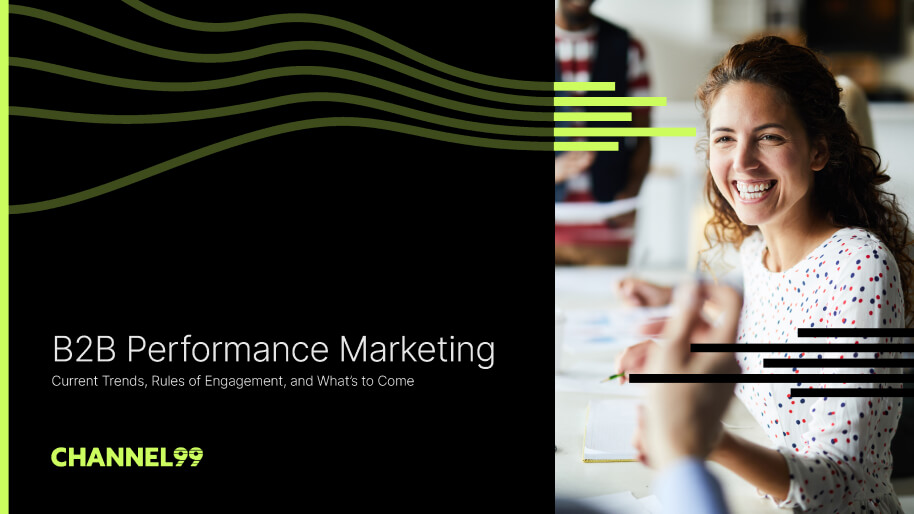 Girl Smiling with B2B Performance Marketing Strategy